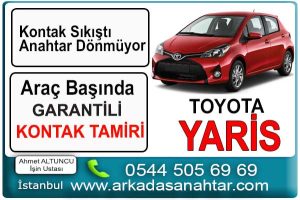 Toyota yaris kontak tamiri. Anahtar dönmüyor kontak sıkıştı arızasına garantili tamir. Araç başında çözümler.