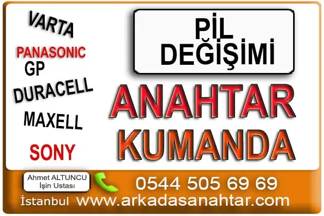 Anahtar Pil Değişimi 2 Pil değişimi yeni pil takma. Anahtar yada kumanda pil değişimi ihtiyacı durumunda bizimle iletişimde kalın.