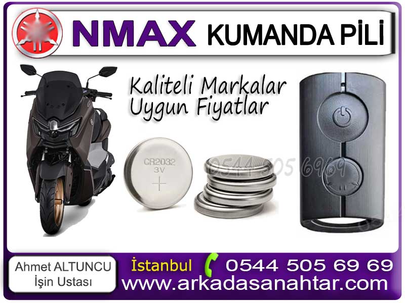 Nmax anahtar pili nasıl değiştirilir? Nmax anahtarı diğer deyimle akıllı anahtar pil değişimi ihtiyacı durumunda işyerimizden kaliteli pil tedariği yapabilirsiniz. Özellikle anahtarsız giriş ve anahtarsız çalıştırma özelliğine sahip olan nmax anahtarı ve (hands free) eller serbest motorlarda pil tüketimi fazla olmaktadır.