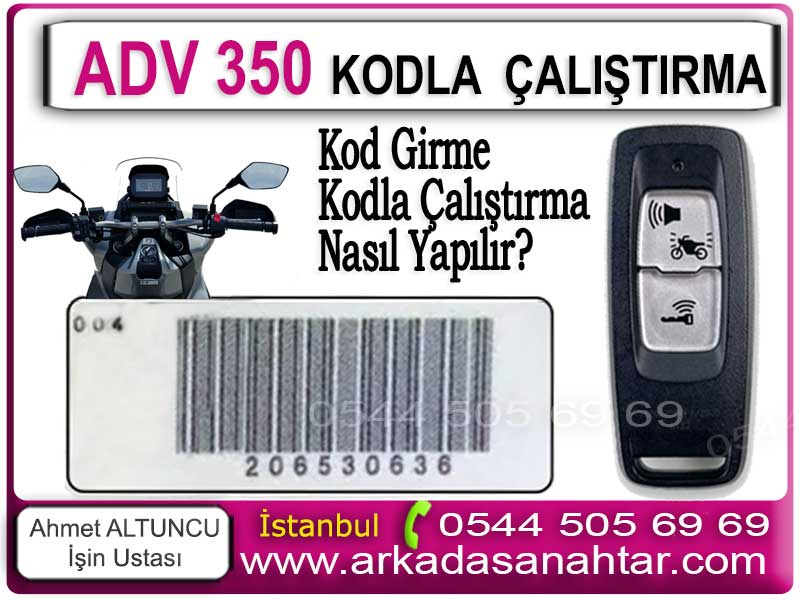 Honda Adv 350 motor kodu yoksa, profesyonel ekipmanlarımızla kodunuzu temin edebiliyoruz. Honda adv 350 çalıştıran anahtarınız olsun ya da olmasın, motor kodu çıkarma ve kod tedarik hizmeti sunuyoruz.
