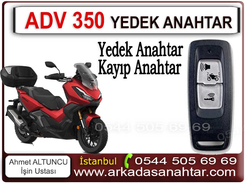 Honda ADV 350 Kumandası Kayboldu mu? | ADV 350 Anahtar Yapımı Nasıl Gerçekleştirilir? Honda ADV 350 anahtarınızı veya kumandanızı mı kaybettiniz? Endişelenmeyin! Uzman teknik ekibimizle Honda ADV 350 kayıp anahtar yapımı konusunda profesyonel çözümler sunuyoruz.