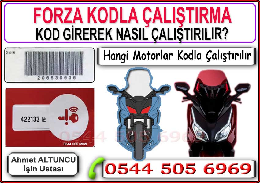 forza kodla calistirma honda kod girme nasil yapilir