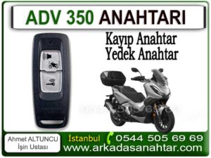 Honda Adv 350 anahtar ihtiyaçlarınıza kısa sürede hızlı çözümler sunuyoruz 0544 505 6969. Yedek Adv 350 anahtar yada tüm anahtarlar kayıpken Honda Adv 350 anahtar yapımı için bizimle iletişimde kalın.