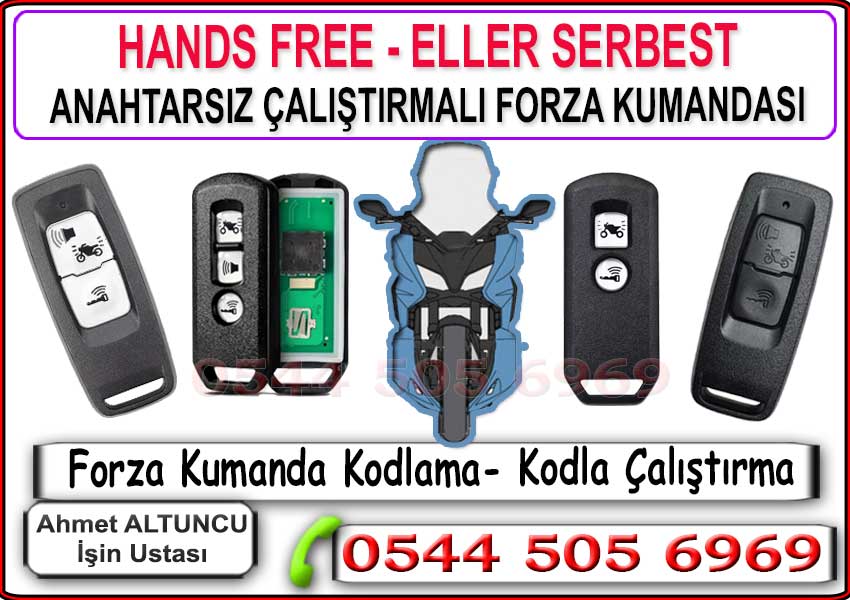 Forza kumandası Honda motor anahtarı kodlama yedekleme