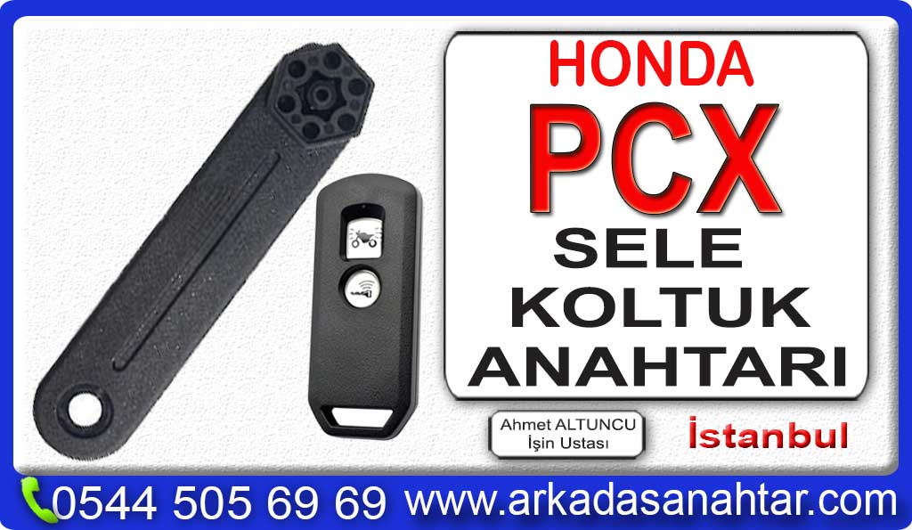 Honda Pcx Kumandası 3 Honda Pcx Sele Koltuk Anahtarı