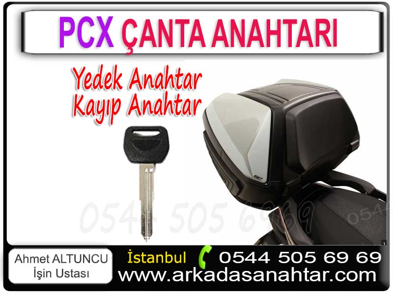 Pcx Anahtarı 5 Çanta Anahtarlarımın Hepsi Kayboldu Yapılabilir mi? Pcx motosikletinizin çanta anahtarınızı kaybettiyseniz ya da anahtarınız kırıldıysa, endişelenmeyin. Özel ekipman ve tecrübemizle, yedek anahtar üretimi veya yeni anahtar yapımı konusunda hızlı ve güvenilir çözümler sunuyoruz.
