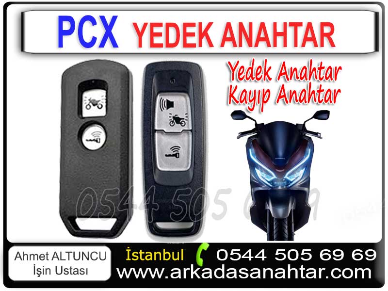 Pcx Anahtarı 3 Honda PCX Yedek Anahtar Yapımı – İstanbul Honda PCX yedek anahtar ihtiyacınız varsa bizi hemen arayın: 0544 505 6969 Kısa süre içerisinde PCX akıllı anahtar yapımı ve kodlama hizmeti sunuyoruz. Bugüne kadar onlarca Honda PCX motosiklete başarılı şekilde yedek anahtar yaptık.