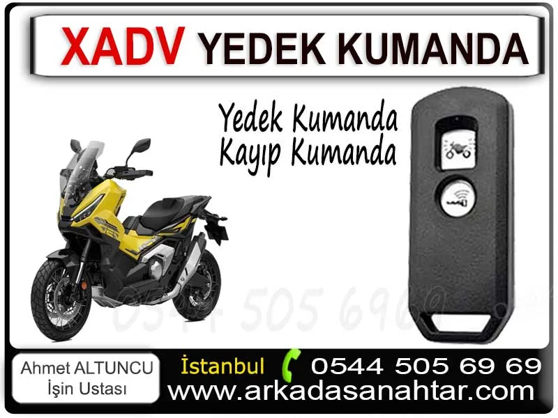 XADV 750 motosiklet yedek anahtar yapımı, smart key çoğaltma ve immobilizer anahtar programlama