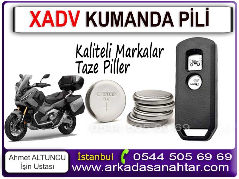 Honda X-ADV Kumanda Pili Nasıl Değiştirilir? Hangi Pil Tercih Edilmelidir? Honda X-ADV akıllı anahtar (kumanda), anahtarsız giriş ve anahtarsız çalıştırma (Hands Free) sistemine sahip olduğu için klasik anahtarlara göre pili daha hızlı tüketir.