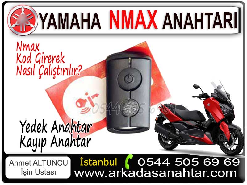 yamaha nmax anahtari kod girme kodla calistirma