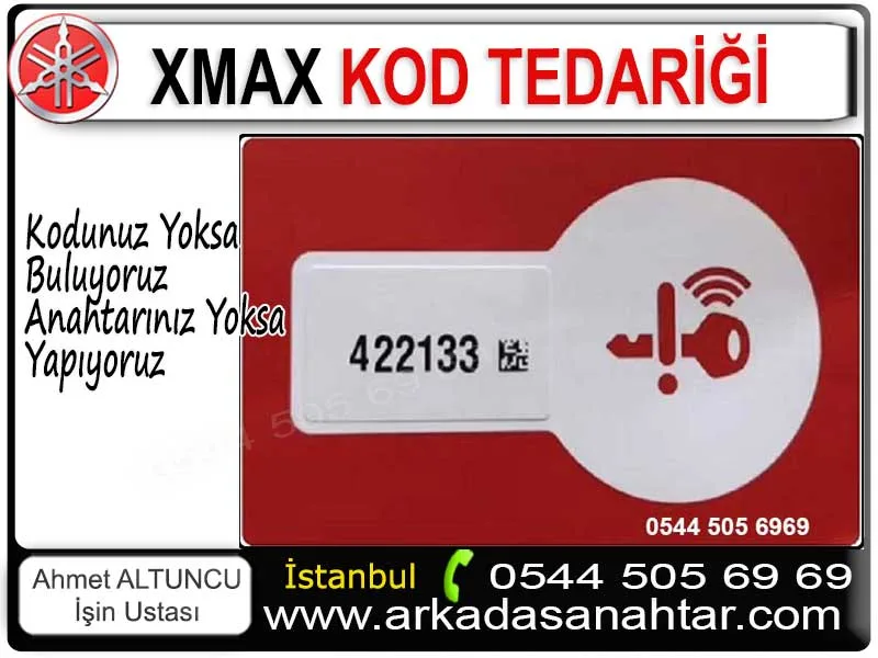 Xmax kodu ihtiyaçlarınıza çözümler.Yamaha XMAX scooter acil durum kodu ile çalıştırma ve immobilizer kodlama işlemi