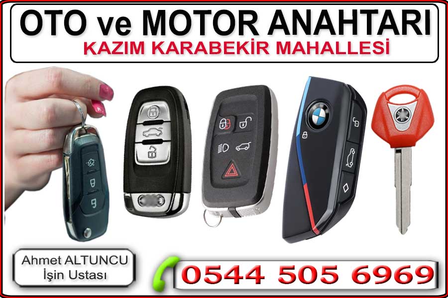 Kazım Karabekir Anahtarcı Çilingir 6 Bağcılarda oto anahtar yedekleme kopyalama. Bağcılarda kepenk kumandası çoğaltma yedekleme kopyalama. Garaj ve bariyer kumandası yapımı ve tamiri. Oto çilingir hizmeti. Araba kapısı açma bagaj açma. Motosiklet sele çanta ve koltuk açma. Bağcılarda Anahtar Kopyalama Yedekleme Çoğaltma. Bağcılarda Kilit değiştirme Göbek değişimi. Kazım karabekir Bağcılarda anahtarcı çilingir. Motosikletle acil servis. Uzmana personelimiz Maymuncukla hasarsız müdahale ediyor. Kapı açma çekili yada kilitliyse kısa sürede açıyoruz.