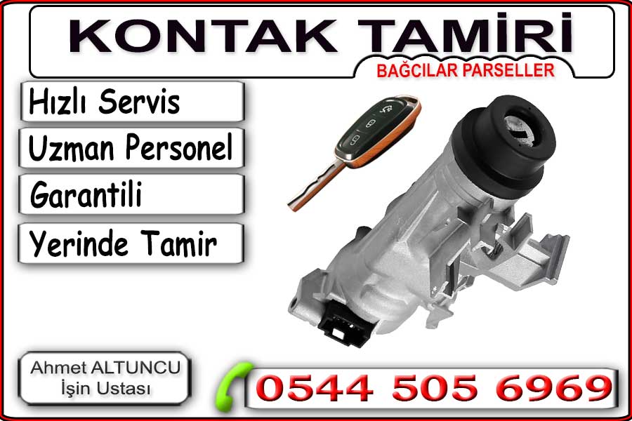 Bağcılar kontak sıkışması anahtar sıkıştı kontak dönmüyor. Kontağı kapatamıyorum anahtar stop etmiyor arızalarına yerinde garantili tamir ve çözümler sunuyoruz.