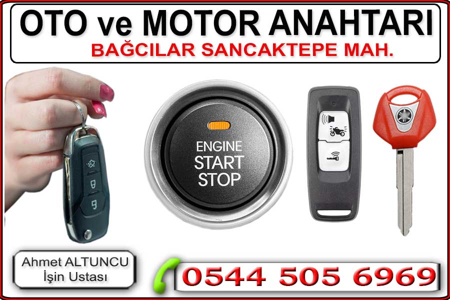 Bağcılar sancaktepe oto ve motor anahtarı yaptırma. Araba anahtarı yada motosiklet yedek anahtarı yada tüm anahtarlar kayıp olsada çözümler sunuyoruz. Kumanda kodlama kaybolan anahtarın silinmesi, beyinden silme gerçekleştiriyoruz.