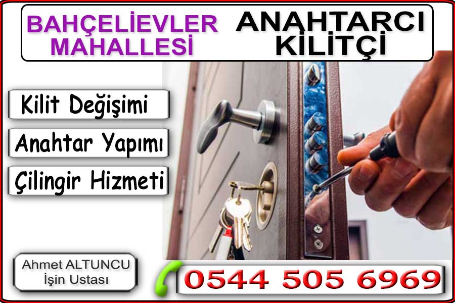Bahçelievler Mahallesi Anahtarcı Çilingir 2 Bahçeleivler kilit değişimi göbek değiştirme.Bahçelievler mahallesi anahtarcı çilingir kapı açma en yakın anahtarcı acil hizmet. Bahcçelievlerde çilingir hizmeti.