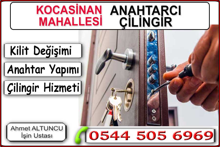 Kocasinan Mahallesi anahtarcı çilingir, evinizin, iş yerinizin ya da aracınızın güvenliği sizin için önemliyse, kilit sisteminizin sağlam ve güncel olması şarttır. Anahtar kaybı, güvenlik endişeleri ya da taşınma gibi durumlarda kilit göbek ve barel değişimi en hızlı ve etkili çözümdür. Uzman ekibimizle hızlı, güvenilir ve profesyonel hizmet sunuyoruz.