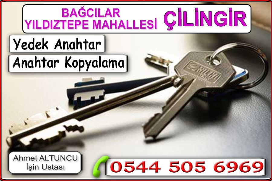 Yıldıztepe Anahtarcı Çilingir 3 Yıldıztepe Anahtarcı Çilingir hizmet alanında evinizin, iş yerinizin veya aracınızın anahtarını mı kaybettiniz? Ya da yedek anahtara mı ihtiyacınız var? Profesyonel anahtar kopyalama ve yedek anahtar hizmetimizle yanınızdayız! Yıldıztepe anahtarcı çilingir anahtar yapımı hizmeti . Acil çilingir anahtarcı hizmeti.