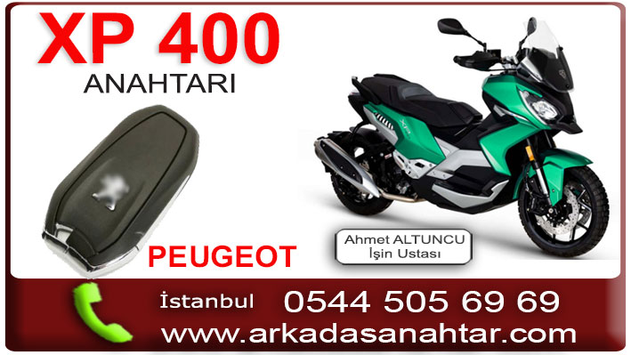 Peugeot xp 400 anahtar yedek kayıp motor anahtarı