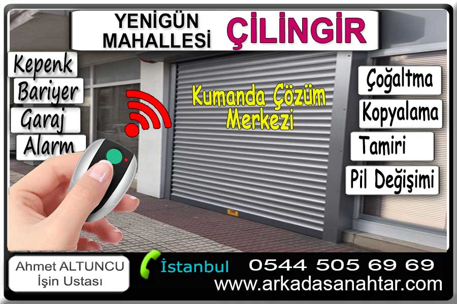 Bağcılar Yenigün mahallesi kapenk garaj bariyer kumandası. Yedek kumanda kodlama çoğaltma tamir ve pil değişimi.