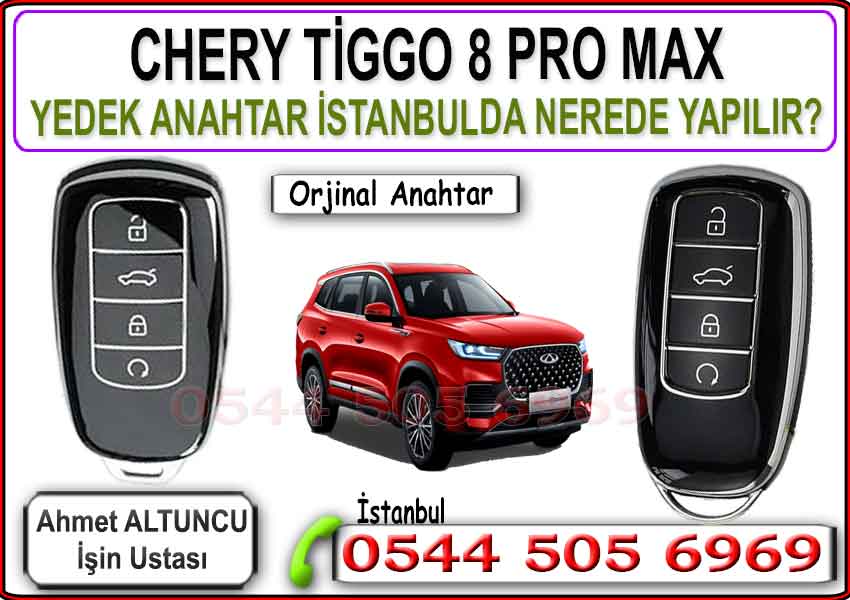 Chery Tiggo yedek anahtar yapımı ve çoğaltma – hızlı ve güvenilir hizmet