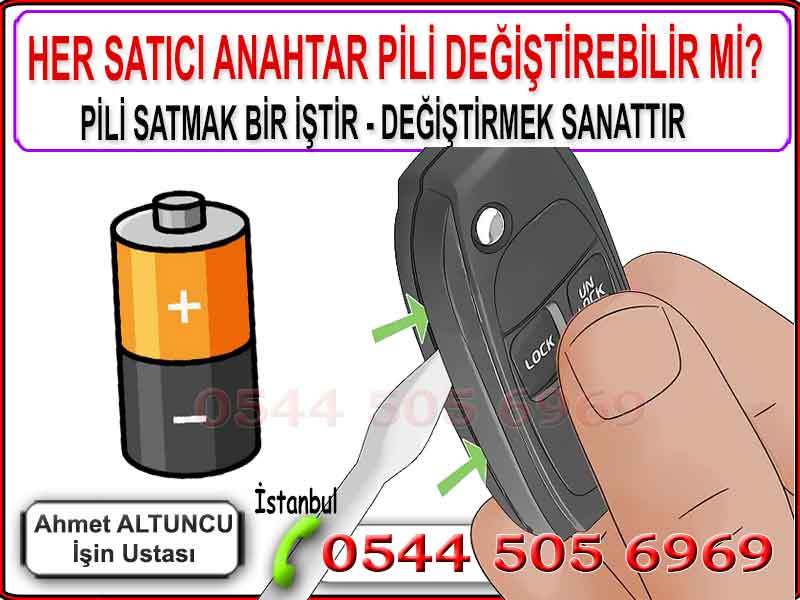 oto anahtar pili bitti kim değişebilir, nerede değiştirilir?