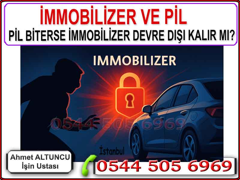 Anahtar pili bitti immobilizer arıza yapar mı?
