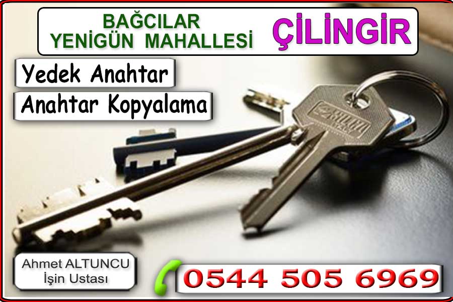 Yenigün mahallesinde anahtarcı çilingir. Kapı açma göbek değiştirme anahtar yedekleme kepenk kumandası çoğaltma kilit tamiri araba kapısı açma ev kapısı açma kilit tamiri ve yenileme bilimum çilingir hizmetleri. Motosiklet anahtar ve kumandası yapımı. Tüm anahtarlar kaybolsada çözümler sunuyoruz.