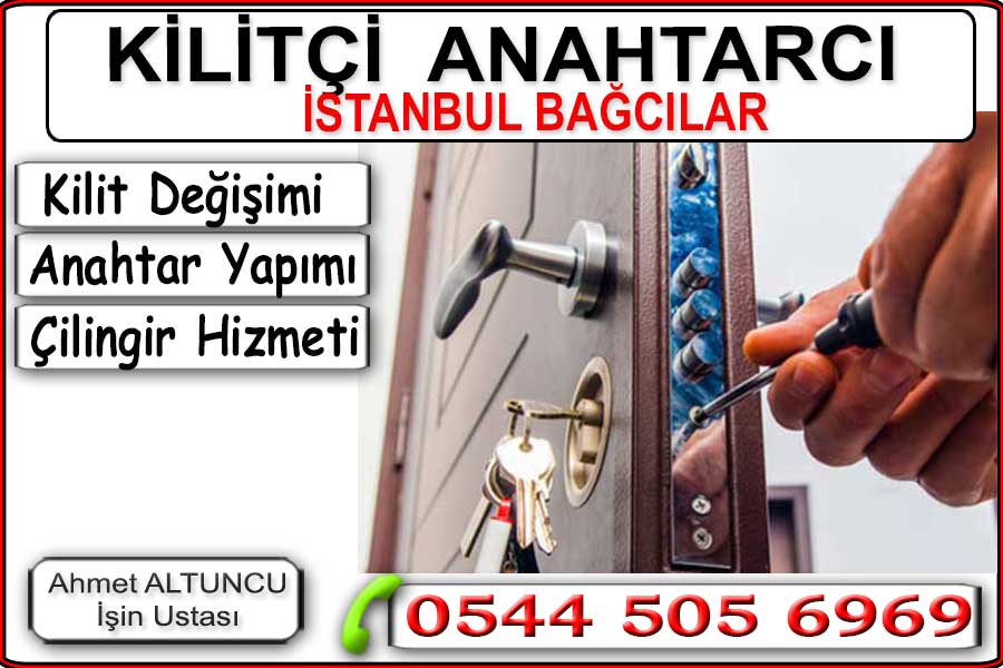Bağcılarda kilitçi. Bağcılarda anahtarcı çilingir. Anahtar yapımı kapı açma işleri yapıyoruz. Çekili kapı kilitli kapı açma işini hasarsız yapıyoruz. Uzman personelimiz hızlı ve kaliteli hizmet sunuyor. Kilit değiştirme ve barel göbek değilşimi için bizi arayabilirsiniz. Alternatif kilit çeşitlerimizle her bütçeye uygun ürünler sunuyoruz.