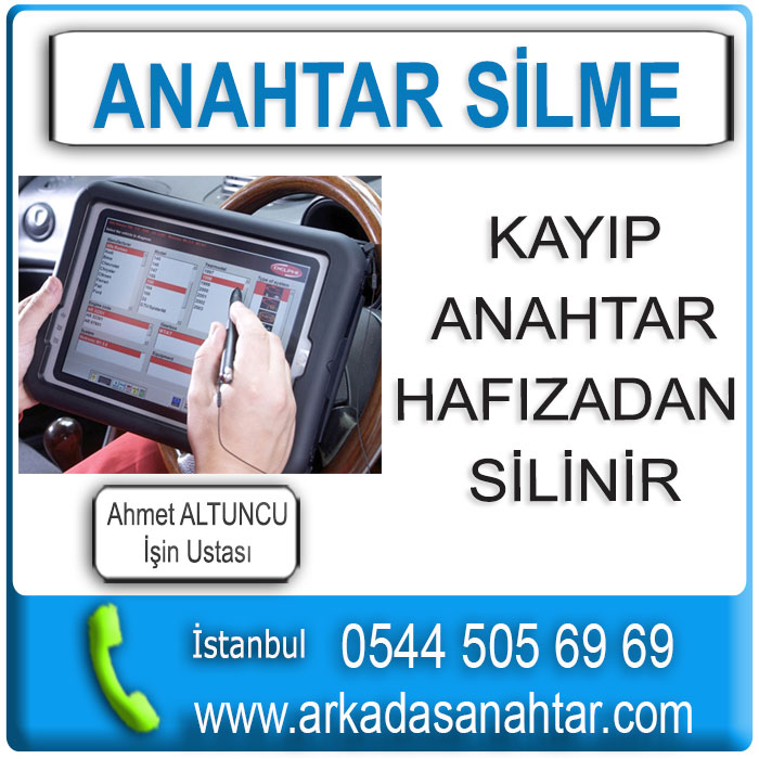 Berlingo Anahtarı kayboldu ve bu kayıp anahtarın kötü niyetli birilerinin eline geçmesi durumunda arabanın çalınması sözkonusu olabilir. İşte bu ve buna benzer durumlarda kaybolan anahtarın araç hafızasından yada diğer deyimle arabanın beyninden silinmesi mümkündür. Son sistem cihazlar kullanarak aracın hafızasıyla bağlantı kurulur ve kaybolmuş anahtar kayıtlardan silinerek devre dışı bırakılır. Böylece kötü niyetli birilerinin eline geçmiş olsa bile risk olmaktan çıkar. Bu kayıp anahtar daha sonra bulunursa tekrar cihaz bağlanmak suretiyle araç beynine kaydedilerek kullanılabilir hale getirilir. Birçok müşterimizin bu talebini yerine getirdik. Sizlerde aracınızın anahtarını kaybettiyseniz ve içiniz rahat değilse aracınızla birlikte bize uğramanız gerekiyor. Kısa süre içinde kaybolan anahtarı araç hafızasından siliyoruz.