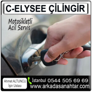 Oto çilingir hizmeti, araç kapısı kilitlendiğinde veya anahtar kaybolduğunda devreye giren profesyonel bir hizmettir. Aracınıza zarar vermeden kapı açma işlemi yapılır. Anahtarınızı kaybettiğinizde veya araç içinde unuttuğunuzda panik yapmadan bizi arayabilirsiniz. Deneyimli ekibimiz hızlı şekilde aracınızın yanına gelir ve sorunu çözer. C-Elysee Anahtarı bagajda yada arabanın içinde kaldıysa Oto anahtarcı çilingir, işi bilen tecrübeli usta lazımsa arayınız 0544 505 6969. Arabamın anahtarını arabada unuttum diyorsanız yada anahtar bagajda kaldı ise hızlı ve ekonomik çözüm için sahnedeyiz. Marka model ayırmıyoruz. Otomobil yada motosiklet farketmez anahtarınız arabada yada bagajda kaldıysa yada anahtar sele atında kaldıysa professional çözümler sunuyoruz. Oto anahtarcı oto çilingir ihtiyacı hasıl olduğunda İSTANBUL dahilinde bizimle irtibatta kalın. Çünkü tüm İstanbula hizmet veriyoruz. Motosikletli servisimizle müşterilerimizin konumuna varıyor ve hızlı çözümler üretiyoruz. Üstelik uygun fiyatlara anahtar yapıyor ve çilingir hizmeti veriyoruz.