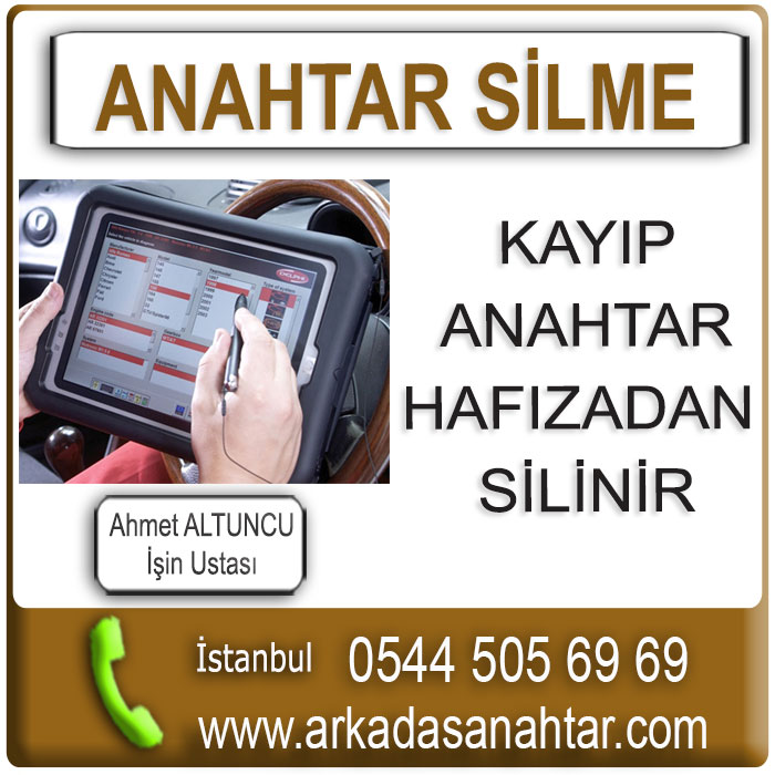 C4 Anahtarı kayboldu ve bu kayıp anahtarın kötü niyetli birilerinin eline geçmesi durumunda arabanın çalınması sözkonusu olabilir. İşte bu ve buna benzer durumlarda kaybolan anahtarın araç hafızasından yada diğer deyimle arabanın beyninden silinmesi mümkündür. Son sistem cihazlar kullanarak aracın hafızasıyla bağlantı kurulur ve kaybolmuş anahtar kayıtlardan silinerek devre dışı bırakılır. Böylece kötü niyetli birilerinin eline geçmiş olsa bile risk olmaktan çıkar. Bu kayıp anahtar daha sonra bulunursa tekrar cihaz bağlanmak suretiyle araç beynine kaydedilerek kullanılabilir hale getirilir. Birçok müşterimizin bu talebini yerine getirdik. Sizlerde aracınızın anahtarını kaybettiyseniz ve içiniz rahat değilse aracınızla birlikte bize uğramanız gerekiyor. Kısa süre içinde kaybolan anahtarı araç hafızasından siliyoruz.