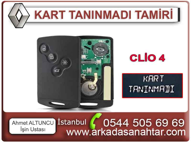 Clio 4 Kart tanınmadı, Kartı yerleştirin hatasıyla karşılaştığımızda aracımızı çalıştıramazsınız, aracın çalışabilmesi için kartın tanınması şarttır. Kart tanınmadı hatası devam ettiği sürece araç çalışmayacaktır. Aracınızı çalıştırmak için neler yapabileceğinizi inceleyelim.