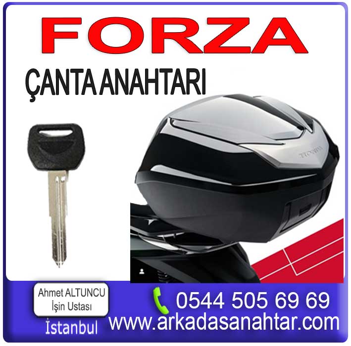 Forza Çanta Anahtarı kayıp durumunda yapımı. Motorunuzun anahtarını mı kaybettiniz? Endişelenmeyin! Uzman ekibimizle Honda Akıllı Çanta Anahtarı için işyerimizde hizmetimiz mevcuttur. Kontak anahtarınız kayboldu ise konumunuzu bize iletmeniz yeterlidir. Ruhsat sahibinin motor başında olması şartı ile İstanbulun her yerine hizmet veriyor ve professional çözümler sunuyoruz.