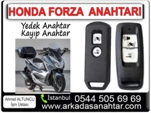 Honda Forza Anahtarı yedek akıllı anahtar ihtiyaçlarınıza kısa sürede süper çözümler sunuyoruz 0544 505 6969. Honda Forza Anahtarı yapımı için bizimle iletişimde kalın. İstanbulun her yerine hizmet veriyoruz. Anahtar sele altında kaldı ise acil çilingir hizmeti veriyoruz.