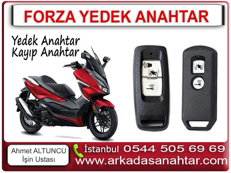 Honda Forza Yedek Anahtar Yapımı