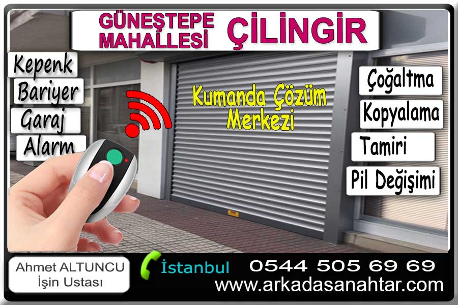 Güneştepe Mahallesi Çilingir Anahtarcı 5 Güngören güneştepe mahallesi kepenk bariyer garaj kumandası yedek yapımı yada tüm kumandalar kaybolsada çözümler.