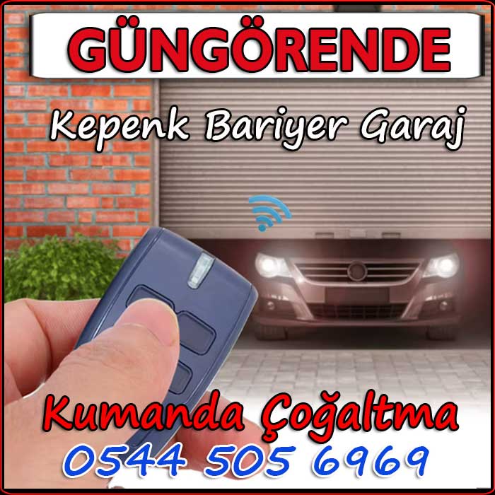Otomatik Kepenk ve Bariyer Kumanda Hizmetleri Günümüzde otomatik kepenkler, bariyer sistemleri ve garaj kapıları, konforun ve güvenliğin vazgeçilmez parçaları haline gelmiştir. Bu sistemlerin en önemli bileşenlerinden biri olan uzaktan kumandalar, zamanla arızalanabilir, kaybolabilir ya da çoğaltma ihtiyacı doğabilir. İşte tam bu noktada biz devreye giriyoruz! Verdiğimiz Hizmetler ✅ Kumanda Kopyalama ve Çoğaltma Kaybolma, çoğaltma ya da yedekleme gibi ihtiyaçlarınız için mevcut kumandanızdan birebir yedek kumandalar oluşturuyoruz. Orijinal sinyal protokollerine uygun şekilde kopyalama yaparak güvenliğinizi riske atmıyoruz. Bariyer, kepenk, garaj kapısı, otopark sistemleri ve otomasyon kumandaları için destek veriyoruz. ✅ Kumanda Tamiri Kumandanız çalışmıyorsa hemen yenisini almak zorunda değilsiniz. İç devre arızaları, tuş takımı bozuklukları, pil yuvası sorunları gibi birçok teknik arızayı yerinde ya da atölyemizde onarıyoruz. Hem ekonomik hem çevreci bir çözümdür.