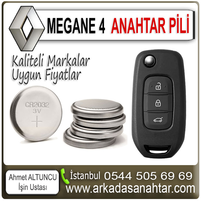 Megane 4  anahtarı pil değişimi yada akıllı anahtar (hands free) eller serbest özelliğine sahip anahtarların pil değişimi ihtiyacı durumunda işyerimizden kaliteli pil tedariği yapabilirsiniz. İşten anlamayan saatçilerin pil değiştirirken anahtarlara zarar verdiklerine defalarca şahit olduk. Bu sebeple sizi işyerimize bekliyoruz Özellikle anahtarsız giriş ve anahtarsız çalıştırma özelliğine sahip olan (hands free) eller serbest motorlarda pil tüketimi fazla olmaktadır. Buda ”daha sık pil ihtiyacı” anlamına gelmektedir. Megane 4 anahtar pil değişimi. Kart pili zayıf uyarısı.