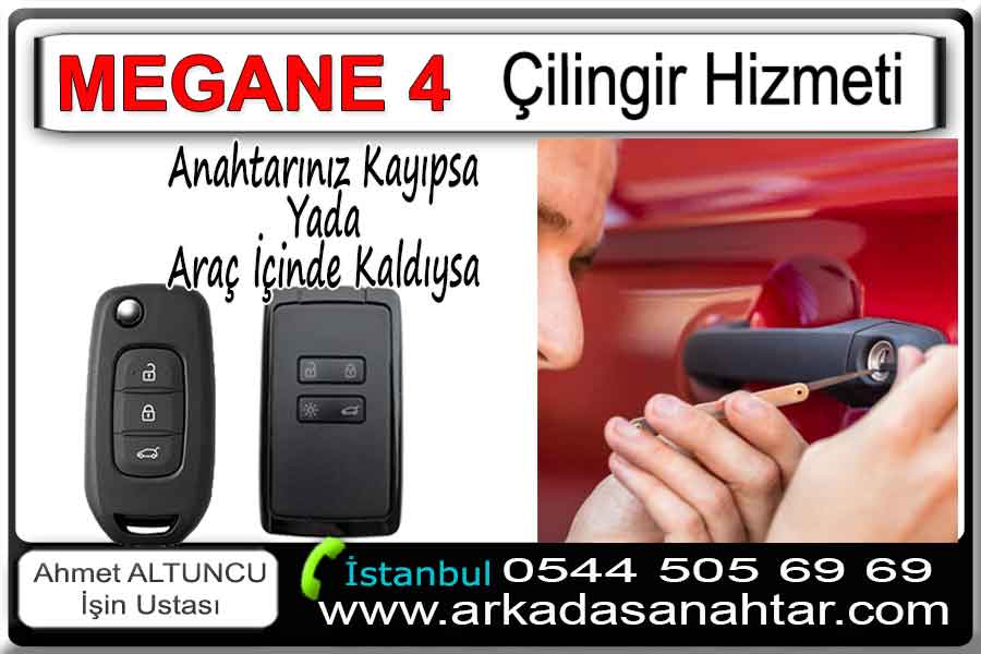 Megane 4 Anahtarı 5 Oto çilingir hizmeti, Megane 4 kapısı kilitlendi veya anahtar kayboldu ise devreye giren profesyonel bir hizmettir. Aracınıza zarar vermeden kapı açma işlemi yapılır. Anahtarınızı kaybettiğinizde veya araç içinde unuttuğunuzda panik yapmadan bizi arayabilirsiniz. Deneyimli ekibimiz hızlı şekilde aracınızın yanına gelir ve sorunu çözer. Renault Megane 4 Anahtarı bagajda yada arabanın içinde kaldıysa Oto anahtarcı çilingir, işi bilen tecrübeli usta lazımsa arayınız 0544 505 6969.