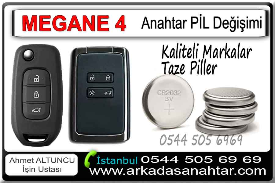 Megane 4 Anahtarı 7 Megane 4 anahtarı pil değişimi yada akıllı anahtar (hands free) eller serbest özelliğine sahip anahtarların pil değişimi ihtiyacı durumunda işyerimizden kaliteli pil tedariği yapabilirsiniz.