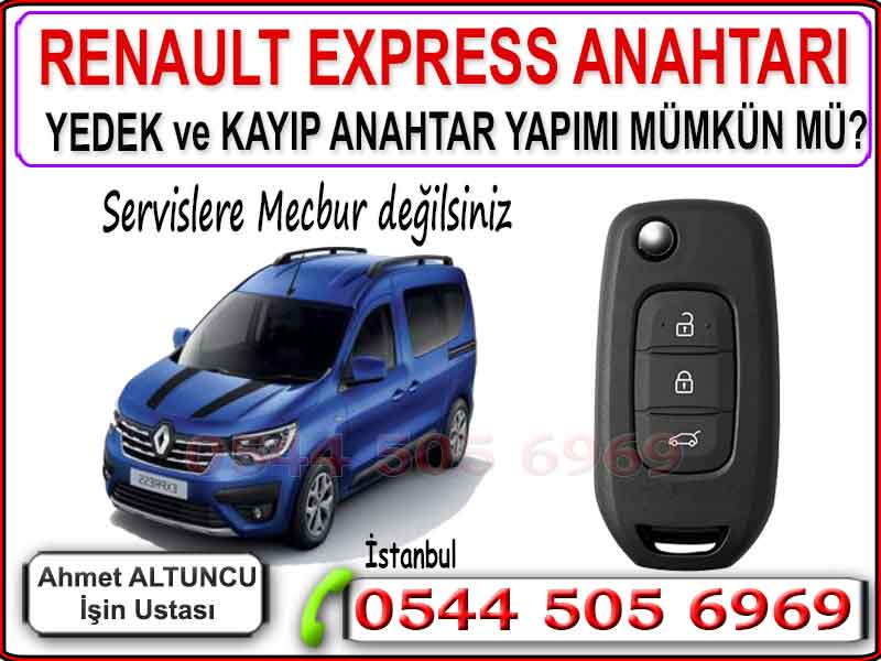 Renault express anahtar yapımı yedek ve kayıp kodlama