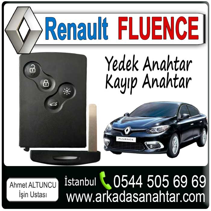 Renault Fluence Yedek Kart Anahtar kayboldu mu? Endişelenmeyin! Uzman ekibimizin Fluence Kart Anahtar yapımı için hizmeti mevcuttur üstelik kaybolan anahtar hafızadan silinerek riskler ortadan kaldırılır. Professional çözümler sunuyoruz. Tüm anahtarlarınızı kaybettiyseniz, aracın beynine yeni anahtar tanıtımı yapılır.