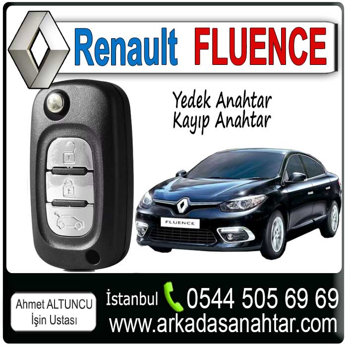 luence Anahtarı yedek ihtiyacınız varsa bizi arayınız yada x marka aracınıza anahtar lazımsa bizi arayınız 0544 505 6969 çünkü çok kısa sürelerde yedek Renault Fluence Anahtar yapabilmekteyiz. Yedek Renault Fluence Anahtarı kodlayabilmemiz için müşterilerimizin araçlarıyla işyerimize gelmesi gerekmektedir. Whatsapp hattımızdan konum isteyiniz yada iletişim bölümünden haritaya bakarak yer tespiti yapabilirsiniz. Profesyonel anahtar kopyalama hizmetimizle kısa sürede çözüm sunuyoruz. Otomobil markalarının tüm modelleri için bu işlemi başarıyla gerçekleştirmekteyiz. Orjinal Renault Fluence Anahtarı yada hoşunuza gidecek alternatif Fluence Anahtarı modellerimiz ile tüm İstanbula hizmet veriyoruz. Fluence anahtarı, Fluence anahtar fiyatı, Fluence yedek anahtar fiyatı, Renault anahtar fiyatı.