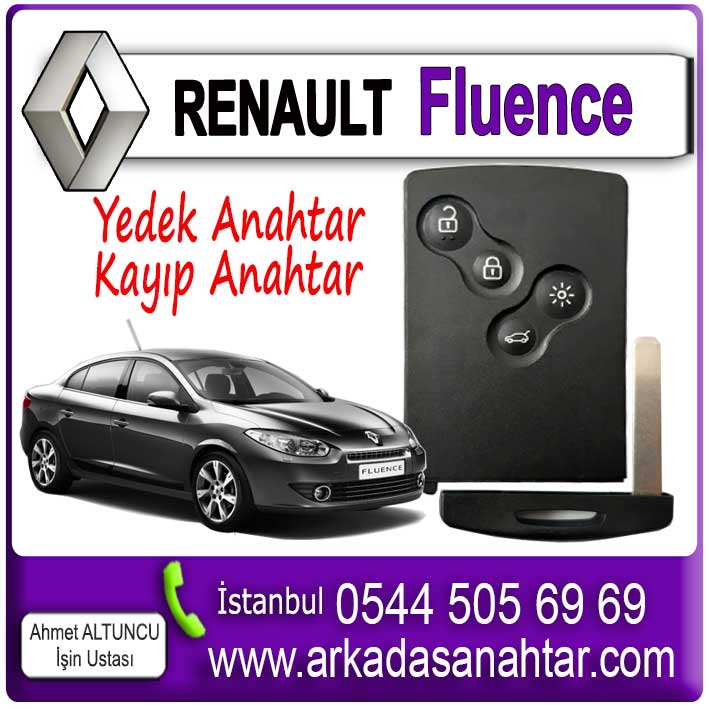 Renault Fluence kayıp anahtar yapımı için işyerimizde ve yerinde hizmetimiz mevcuttur. Aracınızın konumunu bize iletmeniz yeterlidir. Ruhsat sahibinin araç başında olması şartı ile İstanbulun her yerine hizmet veriyor ve professional çözümler sunuyoruz. Motosikletli acil servisimizle konumunuza varıyor ve aracınızın yanıbaşında anahtarınızı yaparak teslim ediyoruz. İstanbulda bu hizmeti verebilecek teknik bilgi ve birikimimiz olduğu için bu cesareti gösterebilmekteyiz. Servislerin poşet dolusu paralar istedikleri anahtar yapımı işini cüzi rakamlara ve kısa sürede yapabilmekteyiz.