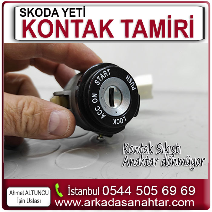 Skoda Yeti kontak tamiri hizmeti, zamanında müdahale edildiğinde hem maliyeti düşürür hem de aracınızın güvenli çalışmasını sağlar. Kontak tamiri, kesinlikle ustalık ve birikim isteyen hassas bir konudur. Bu sebeple işi bilen gerçek ustalar tercih edilmelidir. Tabiiki bizde yılların birikimiyle garantili kontak tamiri yapıyoruz. Üstelik mesafe gözetmiyoruz ve böylece kısa sürede müşterilerimizin mağduriyetlerini gideriyoruz. Skoda Yeti kontak tamiri garantili yapıyoruz. Kontak dönmüyor direksiyon kilitlendi, anahtar sıkıştı veya anahtar sıkıştı kontak dönmüyor arızalarında bizi arayabilirsiniz.