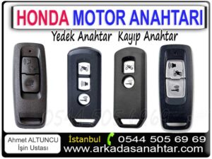 Honda Motor Anahtarı Kumandası 1 Honda Motor Anahtarı Kumandası ihtiyaçlarınıza kısa sürede süper çözümler sunuyoruz 0544 505 6969. Honda Motor Kumandası yapımı için bizimle iletişimde kalın. İstanbulun her yerine hizmet veriyoruz. Anahtar sele altında kaldı ise acil çilingir hizmeti veriyoruz.