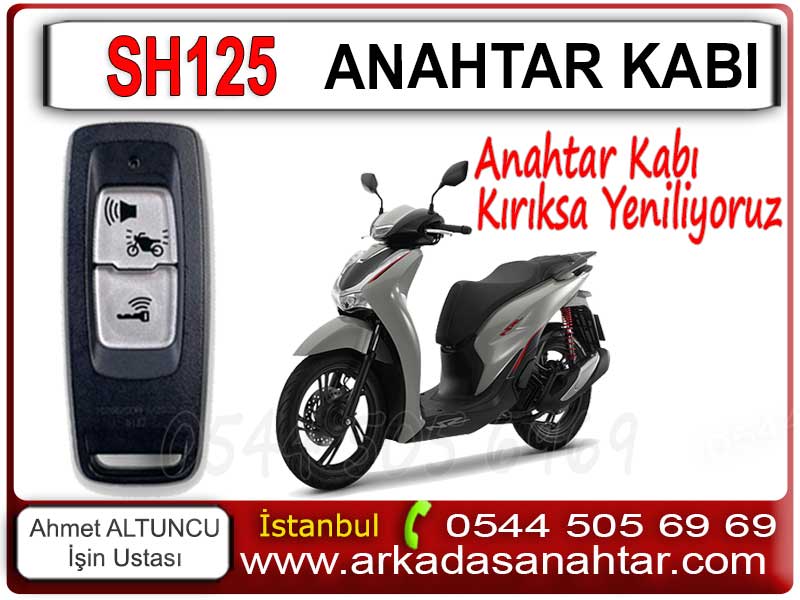 Honda Sh125 Anahtar Kabı Değişimi ve Yenileme Hizmeti Honda Sh125 motor anahtarı ya da araç anahtarı dış kabı, zamanla yıpranabilir, çatlayabilir veya estetik görünümünü kaybedebilir. Bu gibi durumlarda yalnızca anahtar kabının değiştirilmesi, hem ekonomik hem de pratik bir çözümdür.