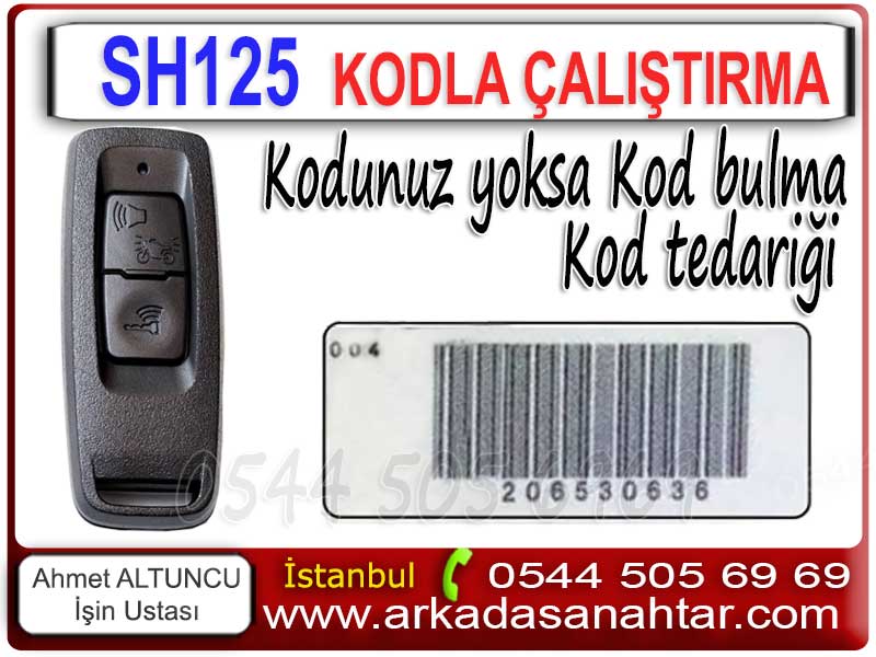 Anahtarlım Kayboldu Motoru Kodla Çalıştırabilir miyim? Honda Sh125 motoru kod girerek çalıştırabilirisiniz. Sh125 Kod girme nasıl yapılır? sorusunun cevabını youtube kanalımızdaki videolarımıza bakarak alabilirisiniz. Detaylı bir şekilde anlattık.