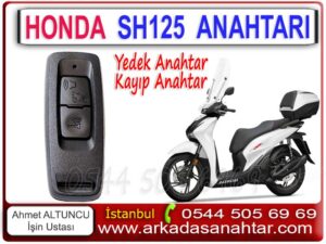 Honda Sh125 Yedek Anahtar Yapımı – İstanbul Honda Sh125 yedek anahtar ihtiyacınız varsa bizi hemen arayın: 0544 505 6969 Kısa süre içerisinde Sh125 akıllı anahtar yapımı ve kodlama hizmeti sunuyoruz. Bugüne kadar onlarca Honda Sh125 motosiklete başarılı şekilde yedek anahtar yaptık.