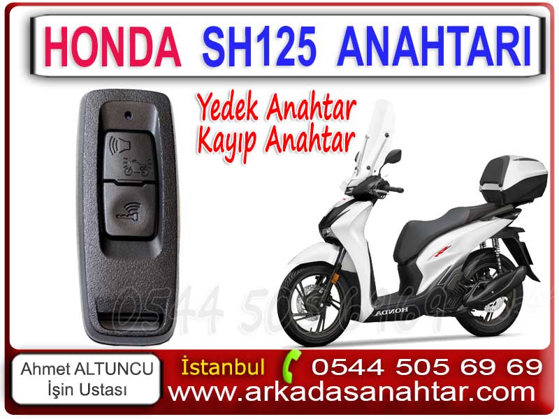 Honda Sh125 Yedek Anahtar Yapımı – İstanbul Honda Sh125 yedek anahtar ihtiyacınız varsa bizi hemen arayın: 0544 505 6969 Kısa süre içerisinde Sh125 akıllı anahtar yapımı ve kodlama hizmeti sunuyoruz. Bugüne kadar onlarca Honda Sh125 motosiklete başarılı şekilde yedek anahtar yaptık.